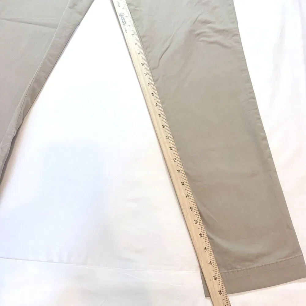 Polo Ralph Lauren Men’s 36x32 Khaki Stretch Slim Fit Pants Chino Beige
